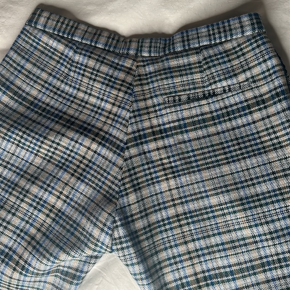 Stephan Schneider Blue Plaid Slacks - Picture 4 of 4